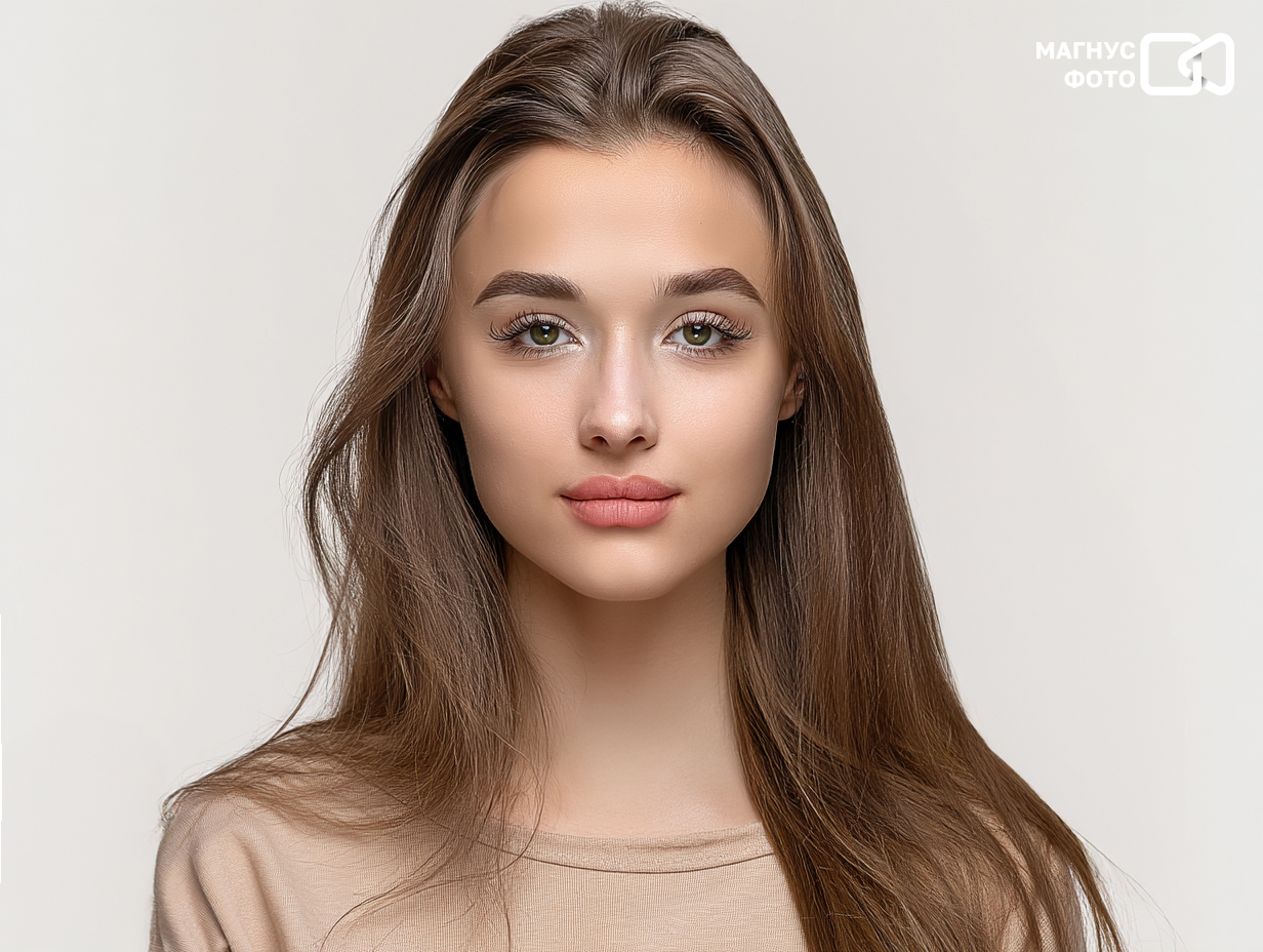 Красивое фото на документы - образец 2